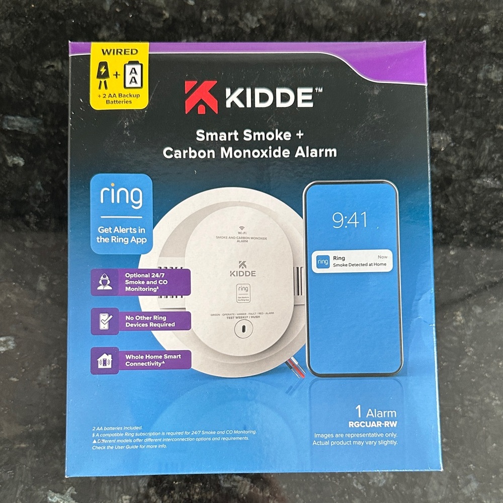 Kidde Smart Smoke & Carbon Monoxide Alarm - White